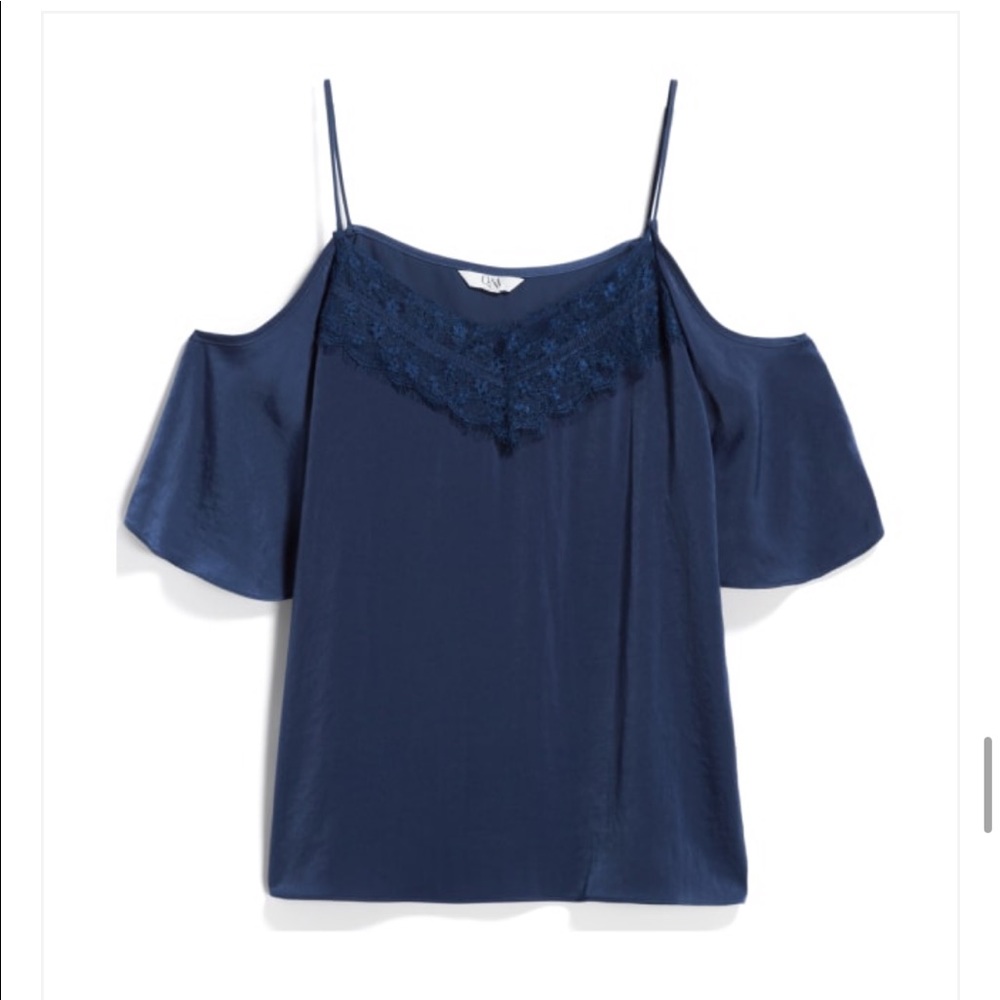 Cold shoulder blouse